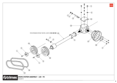 711 - Flaildek FX 135 - Drive System - Taper Lock Pulley