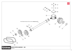 711 - Flaildek FX 185 - Drive System - Taper Lock Pulley