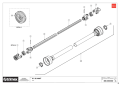 759 - Fury S1 200 - PTO Shaft