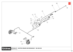781 - Pegasus S5 OptiAdjust 722 - Electric Brake Kit and Breakaway - Option