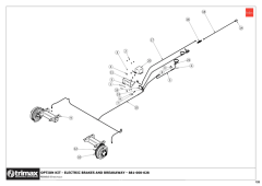 781 - Pegasus S5 OptiAdjust - Electric Brake Kit and Breakaway - Option