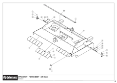 781 - Pegasus S5 OptiAdjust - Mower Body Assembly Rear