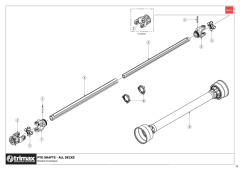 781 - Pegasus S5 OptiAdjust V2 - PTO Shaft All Decks