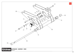 781 - Pegasus S5 - Outrigger Assembly Rear