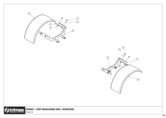 781 - Pegasus S5 - Spares - Turf Murdguards Incl. Mounting