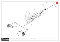 781 - Pegasus S5 SR 610 - Electric Brake Kit and Breakaway - Option