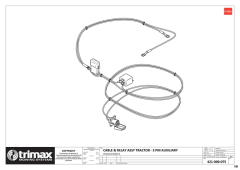 CABLE & RELAY ASSY TRACTOR - 3 PIN AUXILIARY